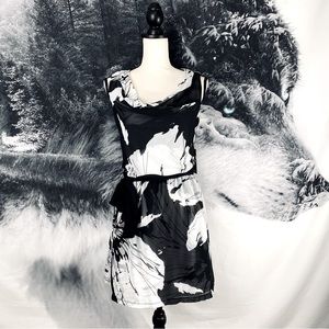 Express | Graphic Blouson Dress | XS